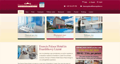 Desktop Screenshot of francispalace.cz